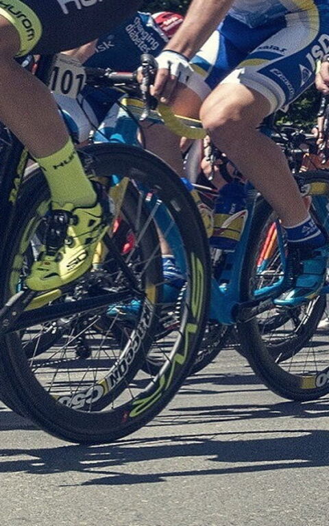 Ironman Triathlon Competition in Italy