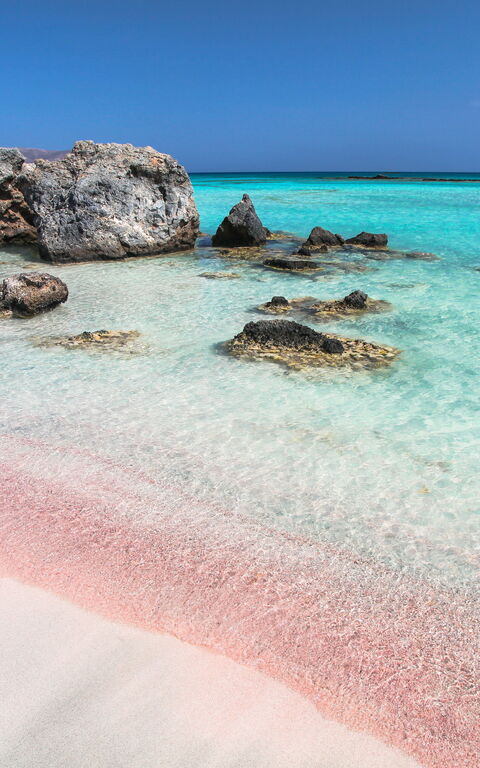 White Caraibbean Beach in Crete