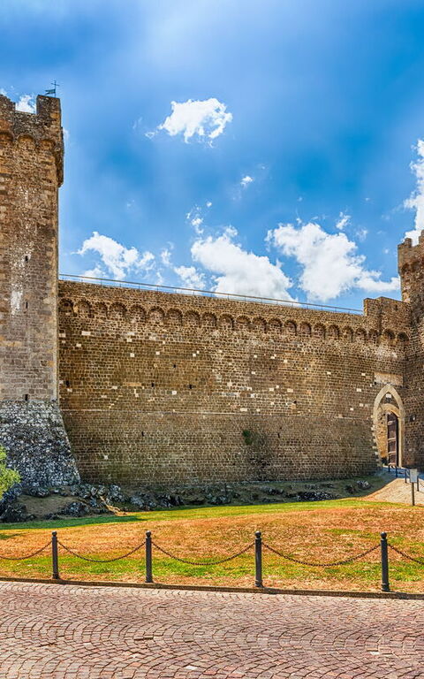Montalcino, home of the famous Brunello wine