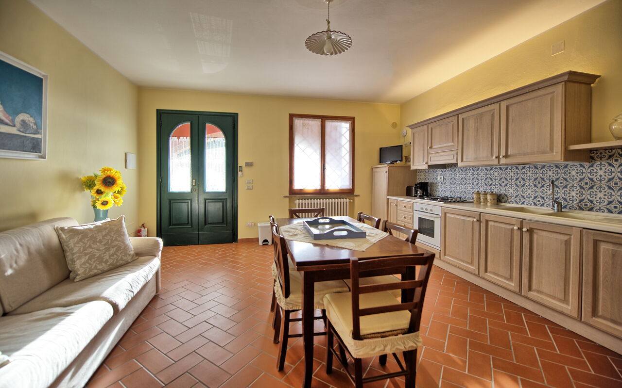 Accommodation Casa Rossa 6: Dining Room, Kitchen, Living Room