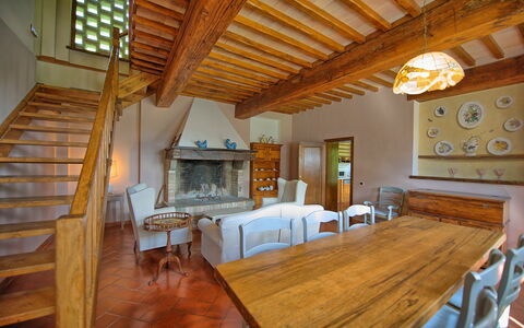 Accommodation Villa Acciaioli: Dining Room, Living Room