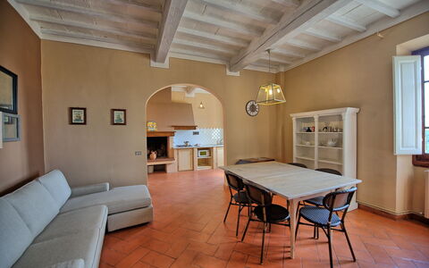 Accommodation Tramonto: Dining Room, Kitchen, Living Room