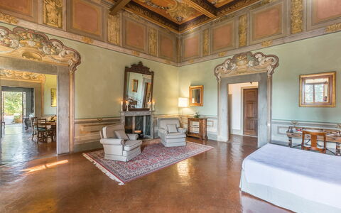 Accommodation La Grotta: Living Room