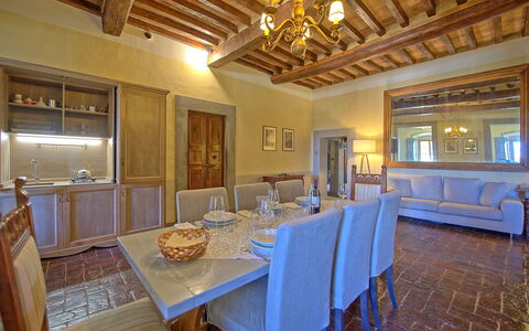 Accommodation Cardinale: Dining Room, Kitchen, Living Room