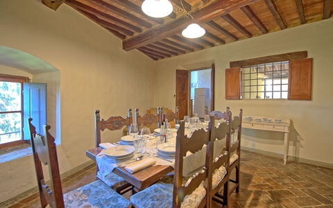 Accommodation Galleria: Dining Room