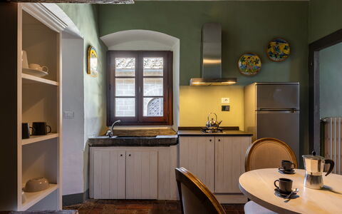 Accommodation Torre 2: Dining Room, Kitchen, Living Room
