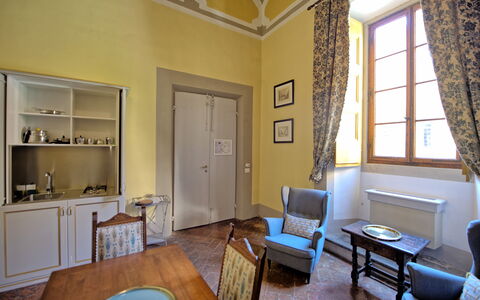 Accommodation Guardiano: Dining Room, Kitchen, Living Room