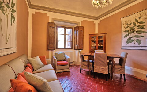 Accommodation Segretario: Dining Room, Living Room