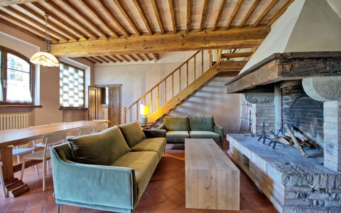 Accommodation Villa Acciaioli: Dining Room, Living Room