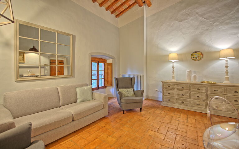 Accommodation Montegufoni 17: Dining Room, Kitchen, Living Room