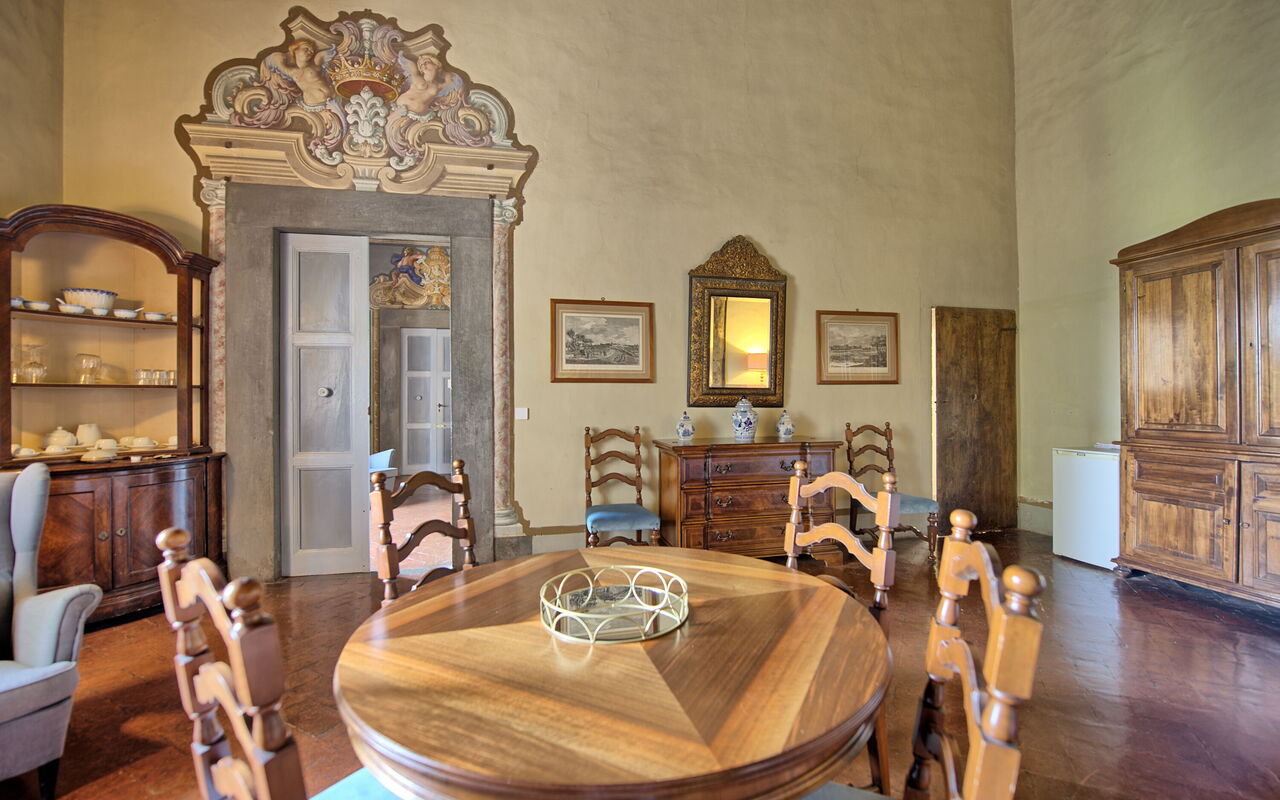 Accommodation Montegufoni 7: Dining Room, Living Room