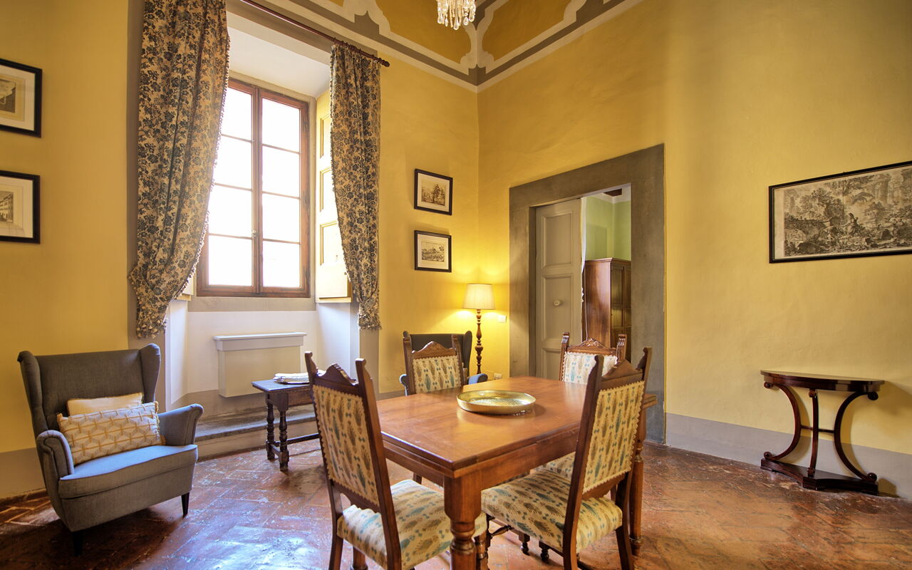 Accommodation Guardiano: Dining Room, Kitchen, Living Room