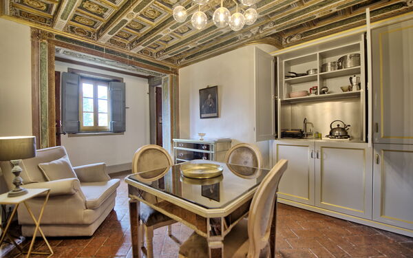 Accommodation Cappella: Dining Room, Kitchen, Living Room