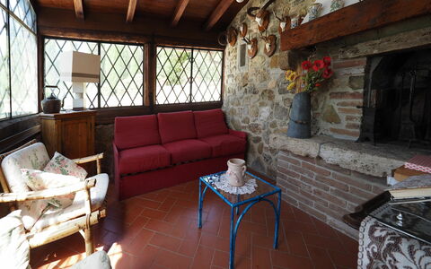 Accommodation Cornocchio 3: Living Room