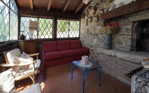 Accommodation Cornocchio 3: Living Room