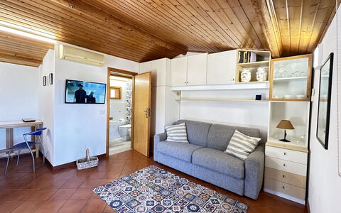 Accommodation Castellammare 1: Kitchen, Living Room