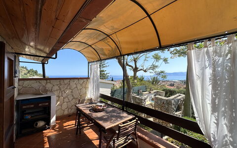 Accommodation Castellammare 1: Balcony / Terrace / Patio, Building Exterior, Scenic View