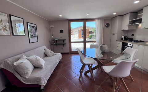 Accommodation Castellammare 2: Kitchen, Living Room