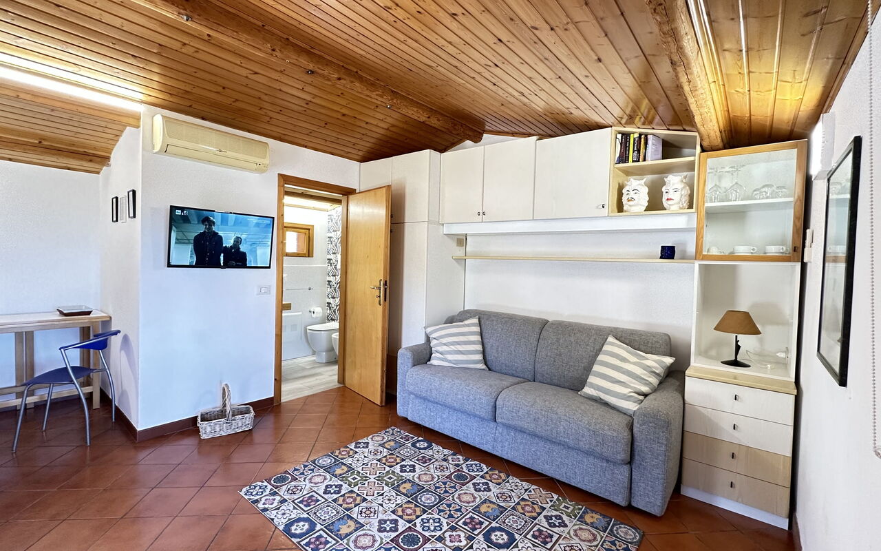 Accommodation Castellammare 1: Kitchen, Living Room