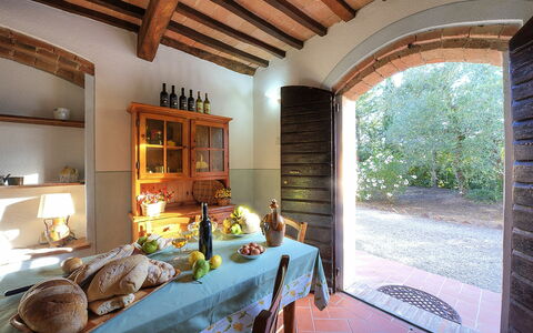 Accommodation Montelopio 2: Dining Room, Kitchen, Living Room