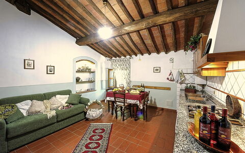 Accommodation Montelopio 8: Dining Room, Kitchen, Living Room