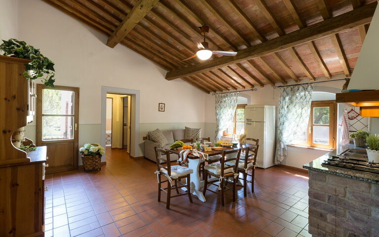 Accommodation Montelopio 4: Dining Room, Kitchen, Living Room