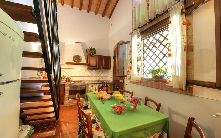 Accommodation Montelopio 5: Dining Room, Kitchen, Living Room