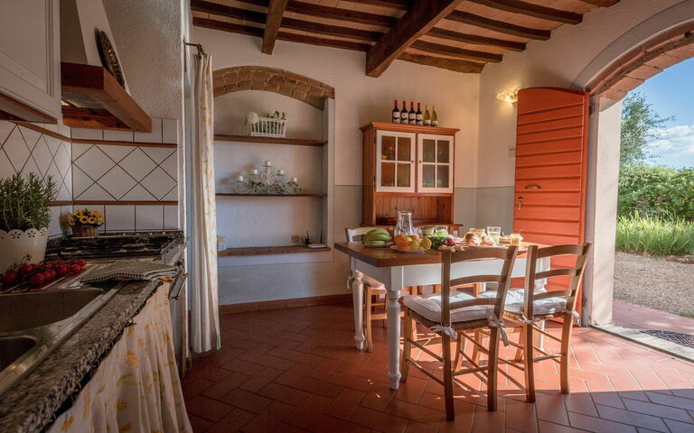 Accommodation Montelopio 2: Dining Room, Kitchen, Living Room