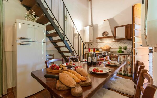 Accommodation Montelopio 5: Dining Room, Kitchen, Living Room
