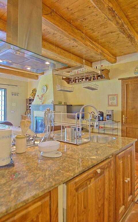 Villa Margherita: Dining Room, Kitchen, Living Room