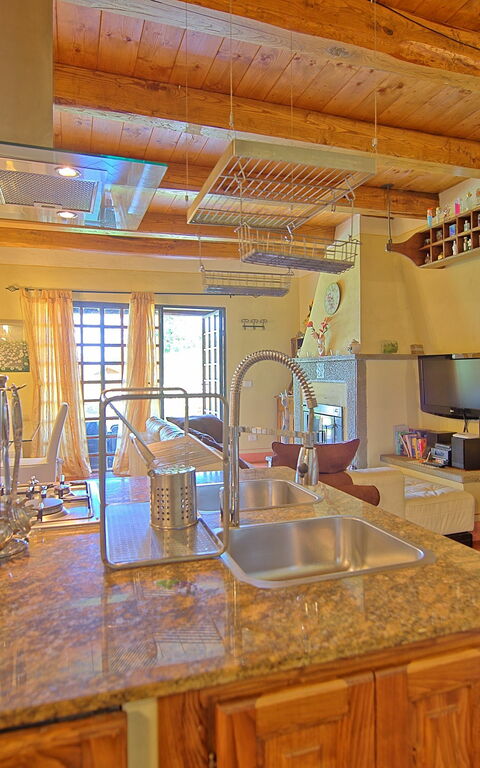 Villa Margherita: Dining Room, Kitchen, Living Room