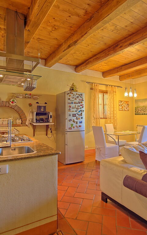 Villa Margherita: Dining Room, Kitchen, Living Room