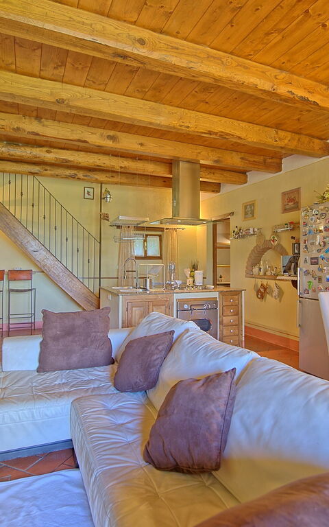 Villa Margherita: Dining Room, Kitchen, Living Room