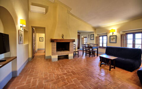 Accommodation Fornacino 3: Living Room