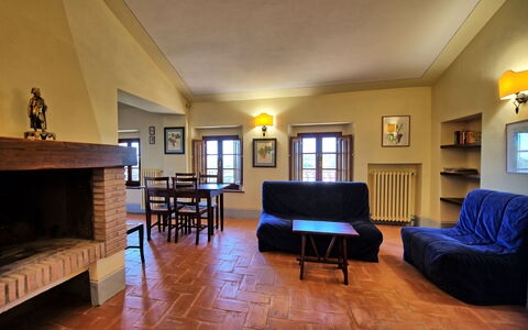 Accommodation Fornacino 3: Living Room