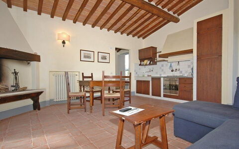 Accommodation Brunello 1: Dining Room, Kitchen, Living Room
