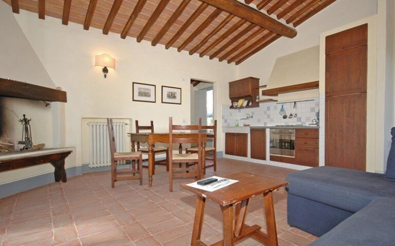 Accommodation Brunello 1: Dining Room, Kitchen, Living Room