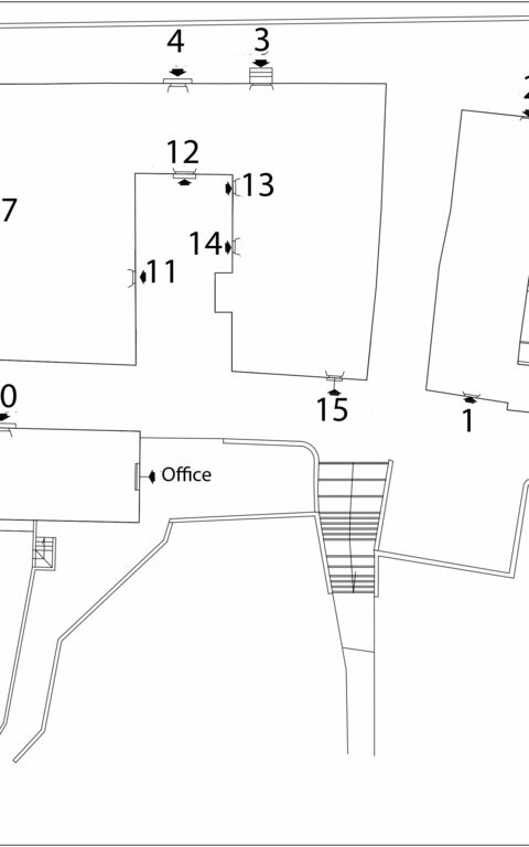 Le Fonti: Planimetry