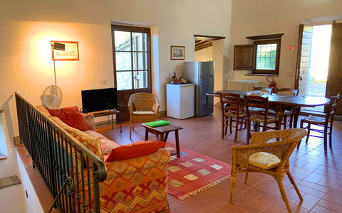 Accommodation Le Fonti 1: Dining Room, Living Room