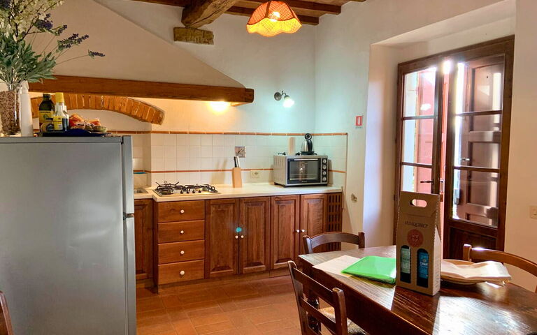 Accommodation Le Fonti 3: Dining Room, Kitchen