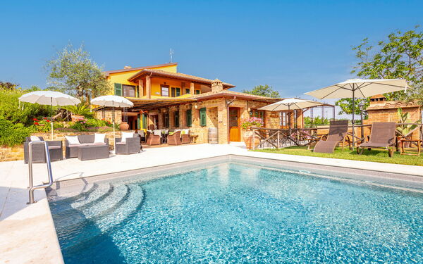 Villa Amadeo: Building Exterior, Garden, Outdoor, Pool, Summer