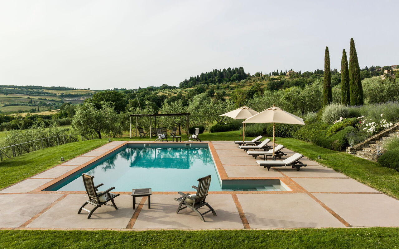 Villa Danilo: Building Exterior, Garden, Outdoor, Pool, Scenic View