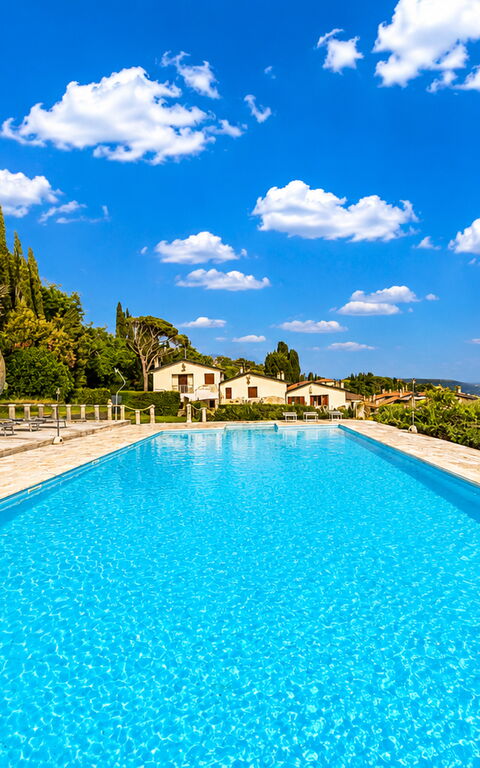 Le Querciolaie with Geothermal Pool: Building Exterior, Outdoor, Pool