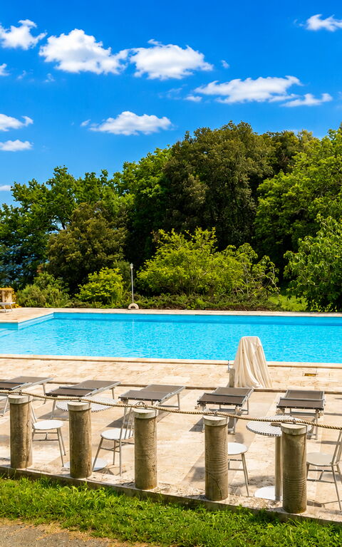 Le Querciolaie with Geothermal Pool: Building Exterior, Outdoor, Pool