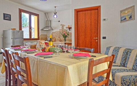 Accommodation Dependance 1: Dining Room, Kitchen, Living Room