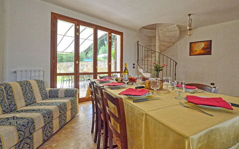 Accommodation Dependance 1: Dining Room, Kitchen, Living Room