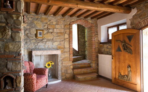 Accommodation Boscaiolo: Living Room