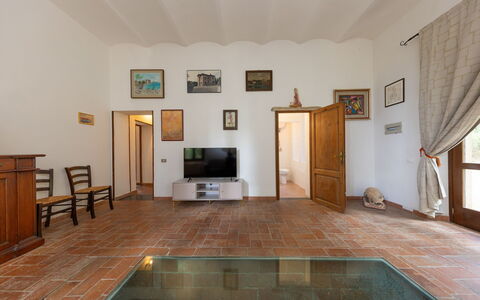 Accommodation Casiere: Living Room
