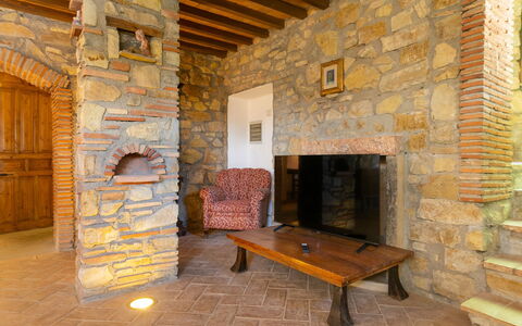 Accommodation Boscaiolo: Living Room