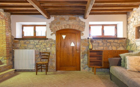 Accommodation Boscaiolo: Living Room